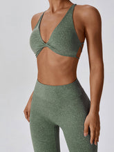 Air Cloud Wave Print Twist Gym BH